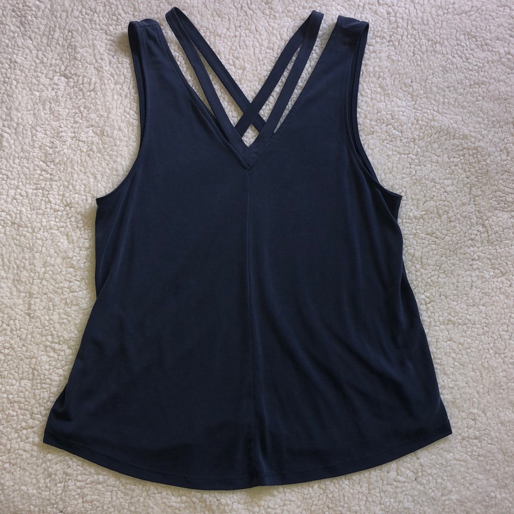 3/$15 Soft & Sexy Sueded Cross Cross Top